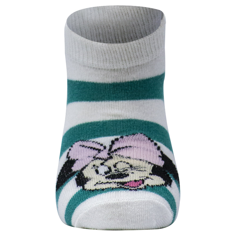 Girl’s Mickey Mouse Striped Socks