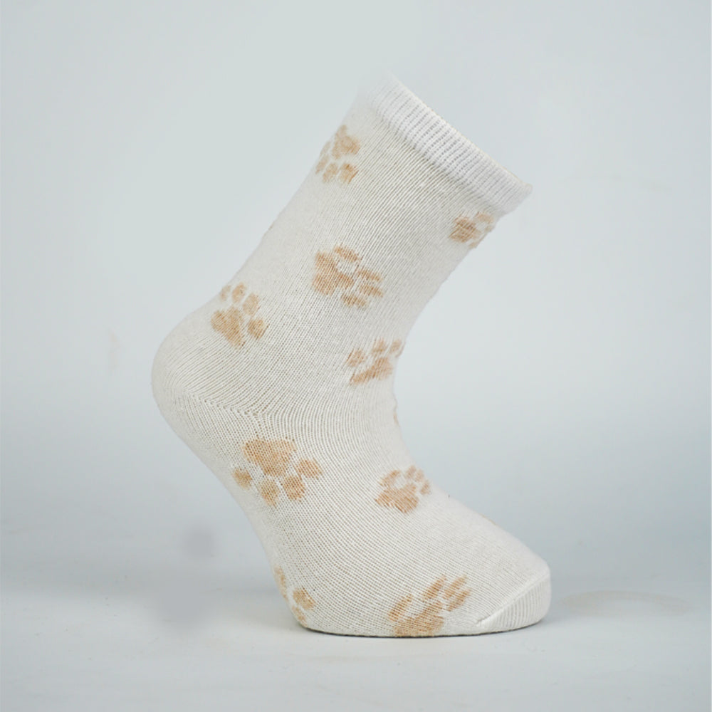 Pack of 3 - Bear Print Baby Brown Socks
