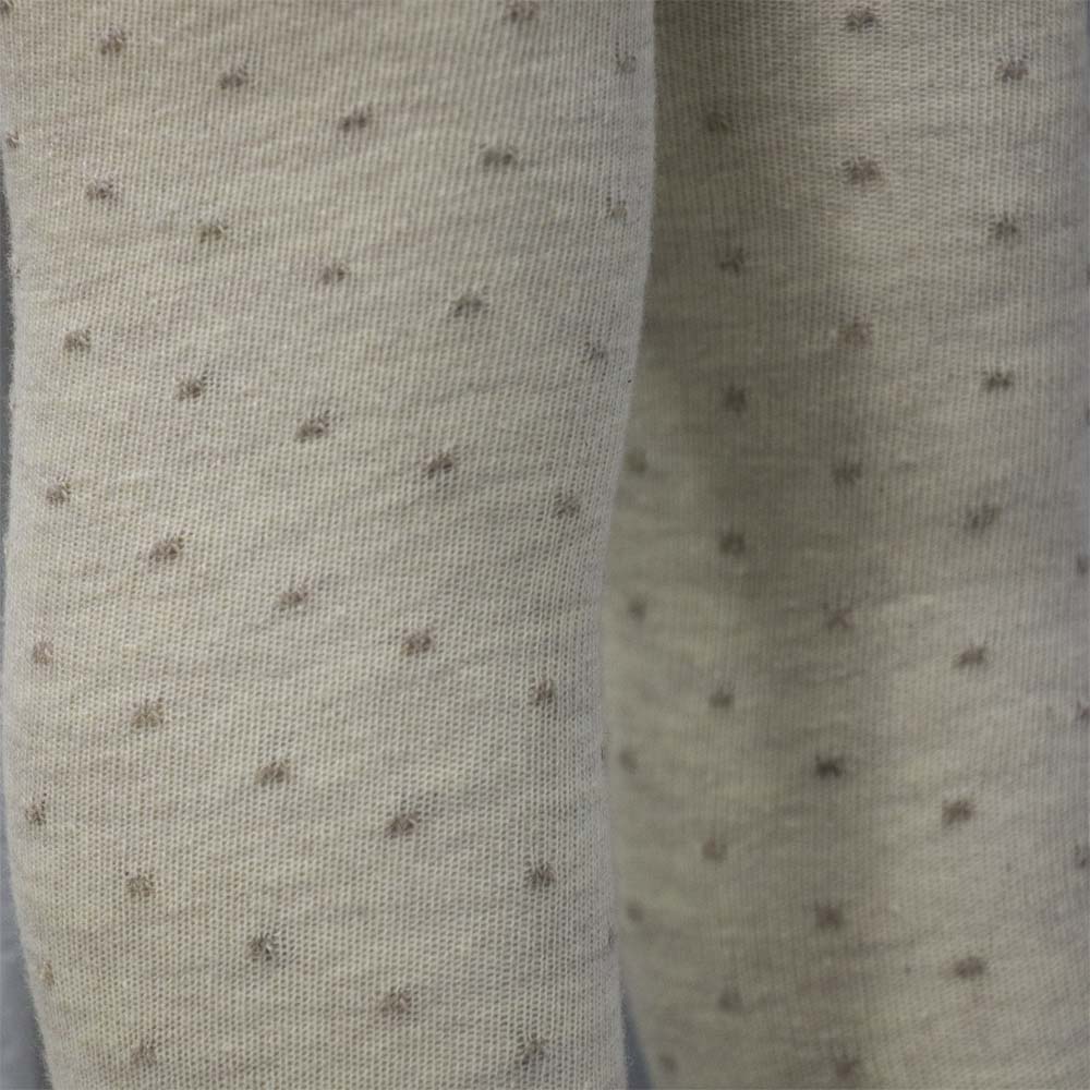 Soft Knit Baby Pink & Beige Tights for Girls (CJ)