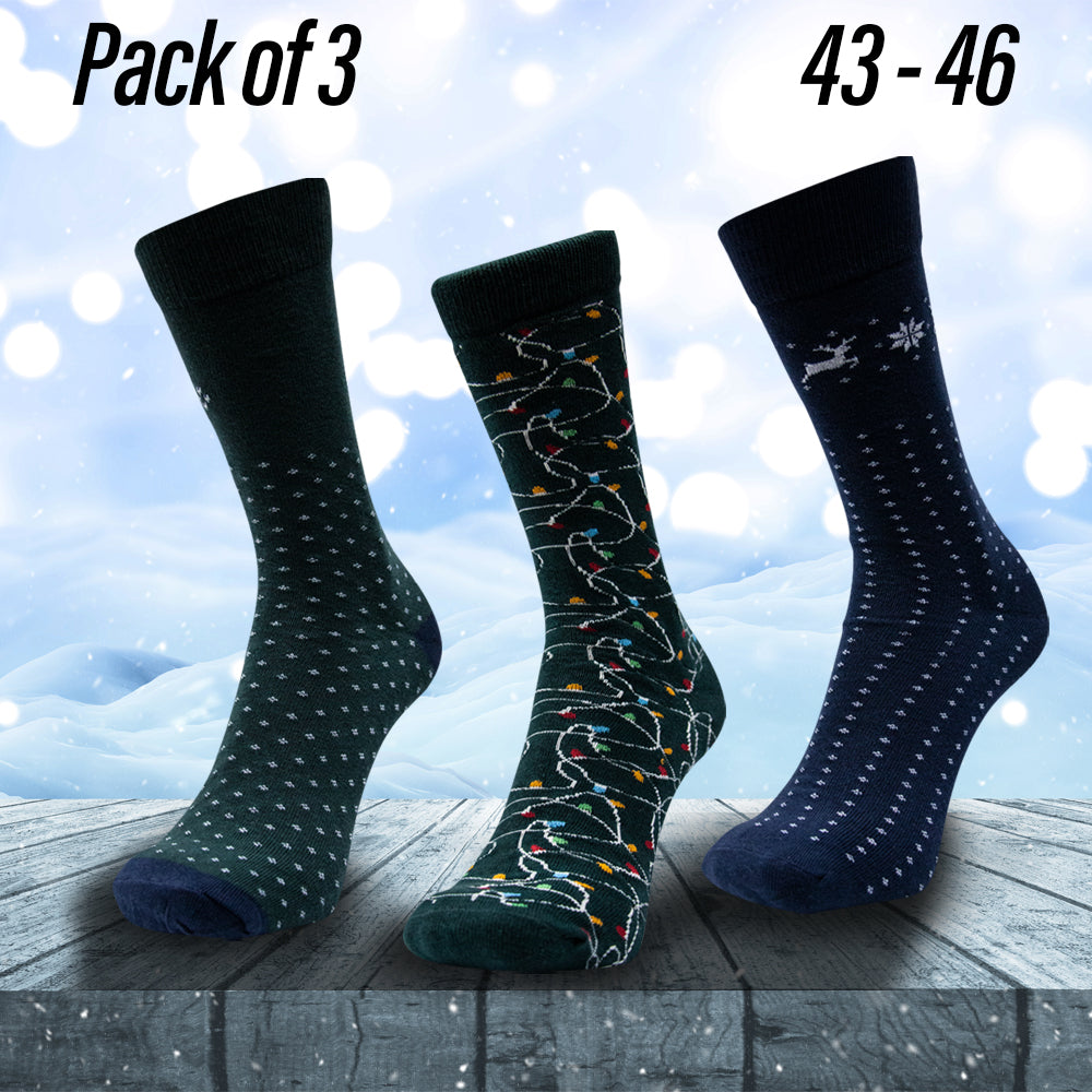 Holiday Cozy Crew Socks for Men