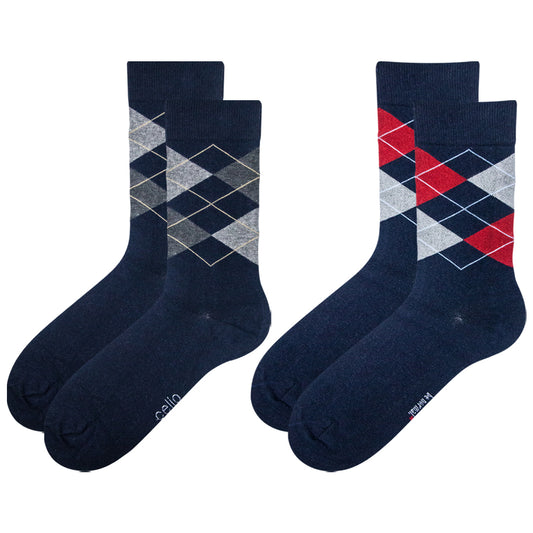 Pack of 2 - Argyle Socks