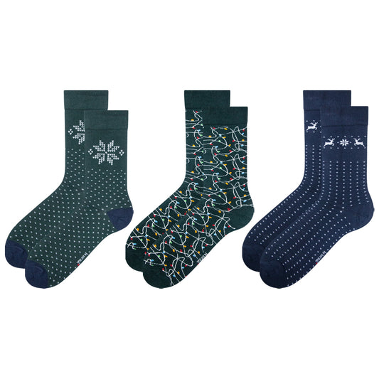 Holiday Cozy Crew Socks for Men