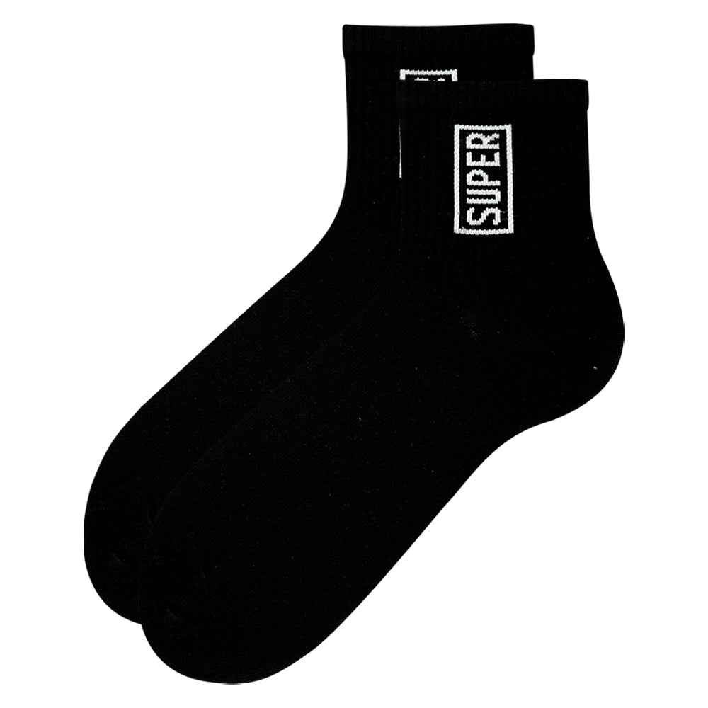 Super Logo Men's Quarter Socks