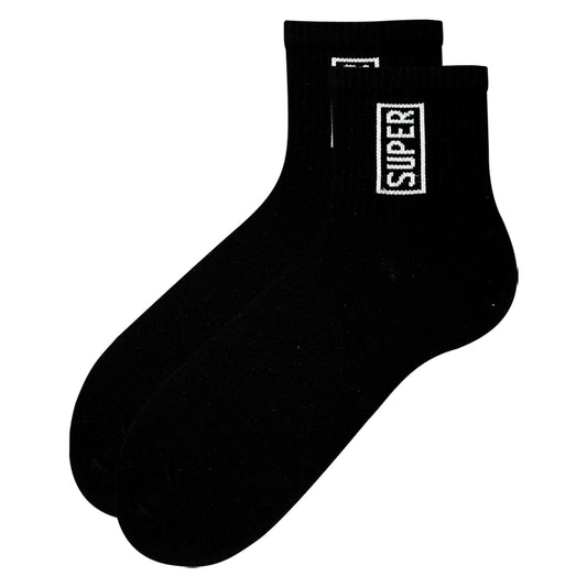 Super Logo Men's Quarter Socks