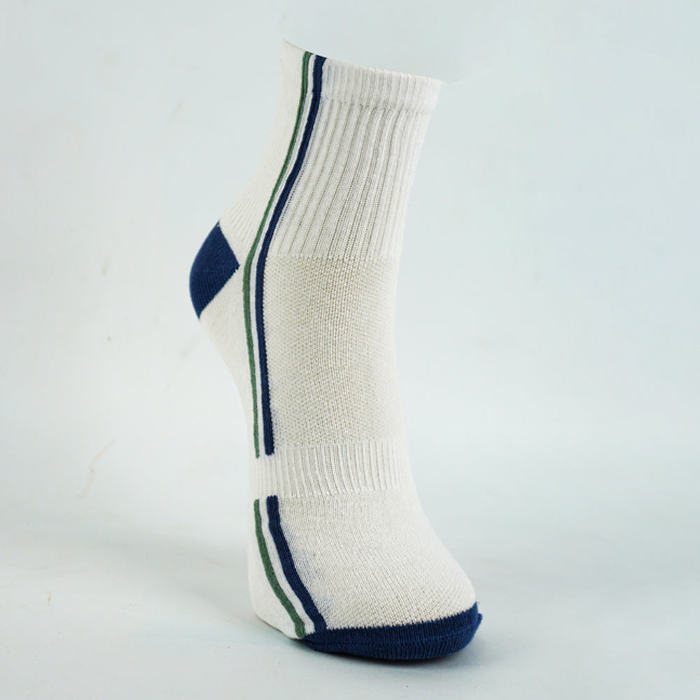 Boys Blue Striped Crew Socks