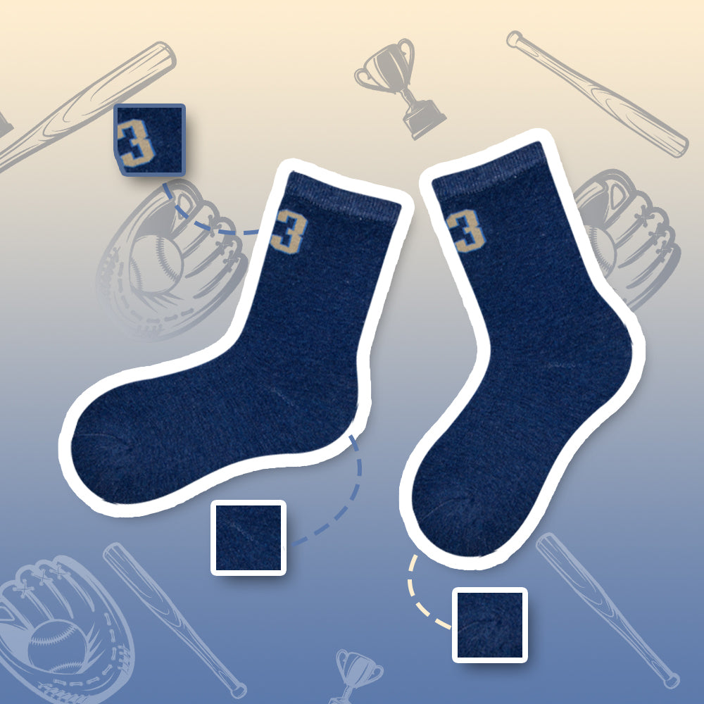 Sporty Crew Socks for Boys