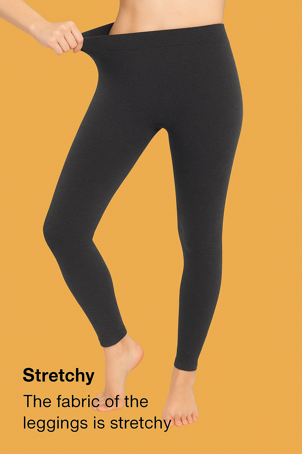 Ultra-Soft Winter Grey Leggings for Women