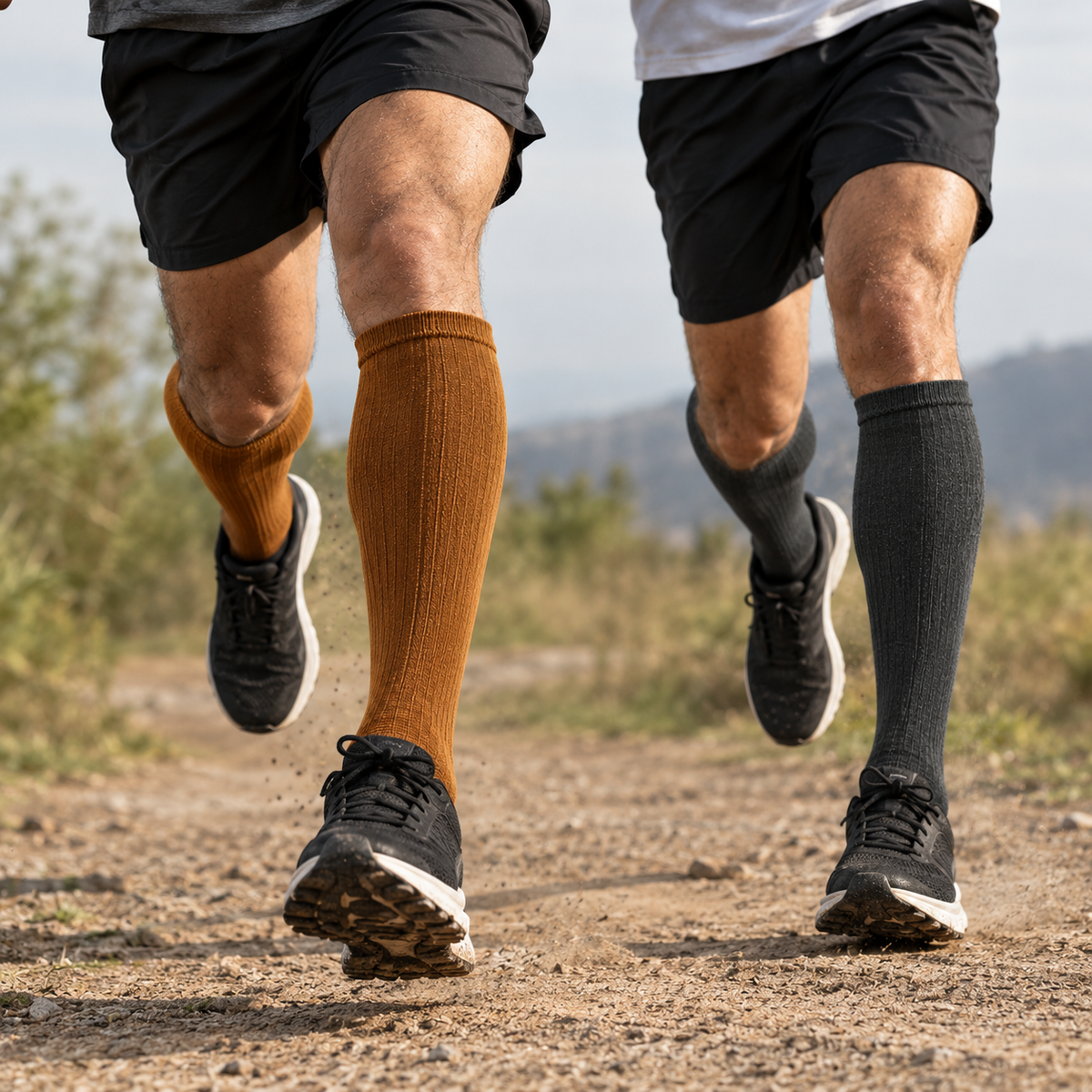 Men Ribbed knee High Socks