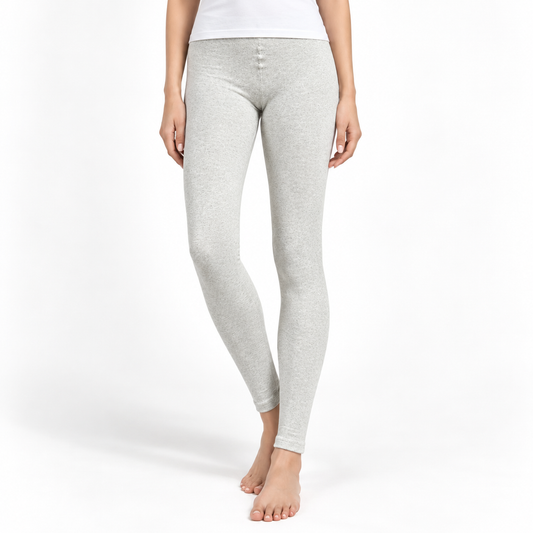 Plain Beige Leggings for Women (OT)