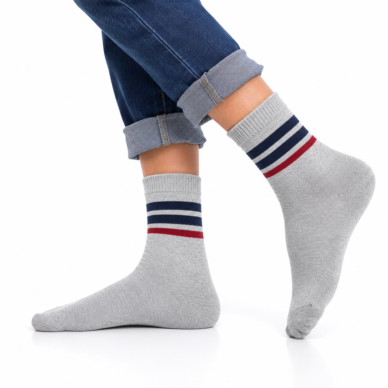 Boys Cotton-Rich Crew Socks