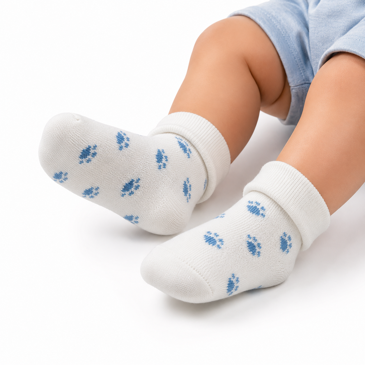 Animal Foot Print Newborn Baby Boy Socks