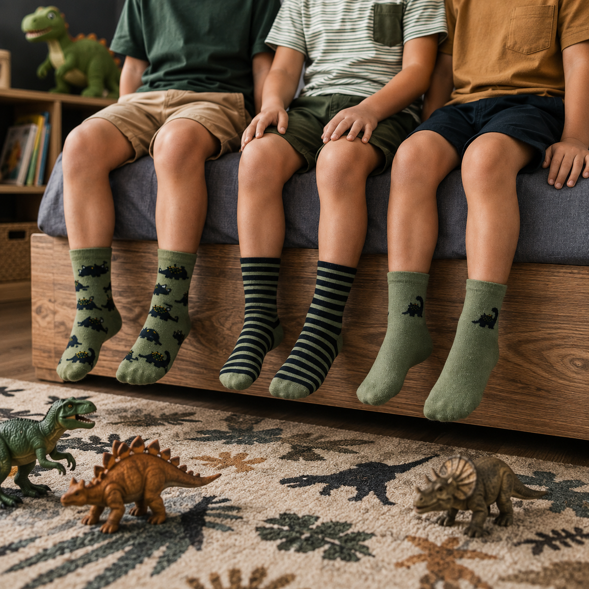 Boy’s Dinosaur Design Socks