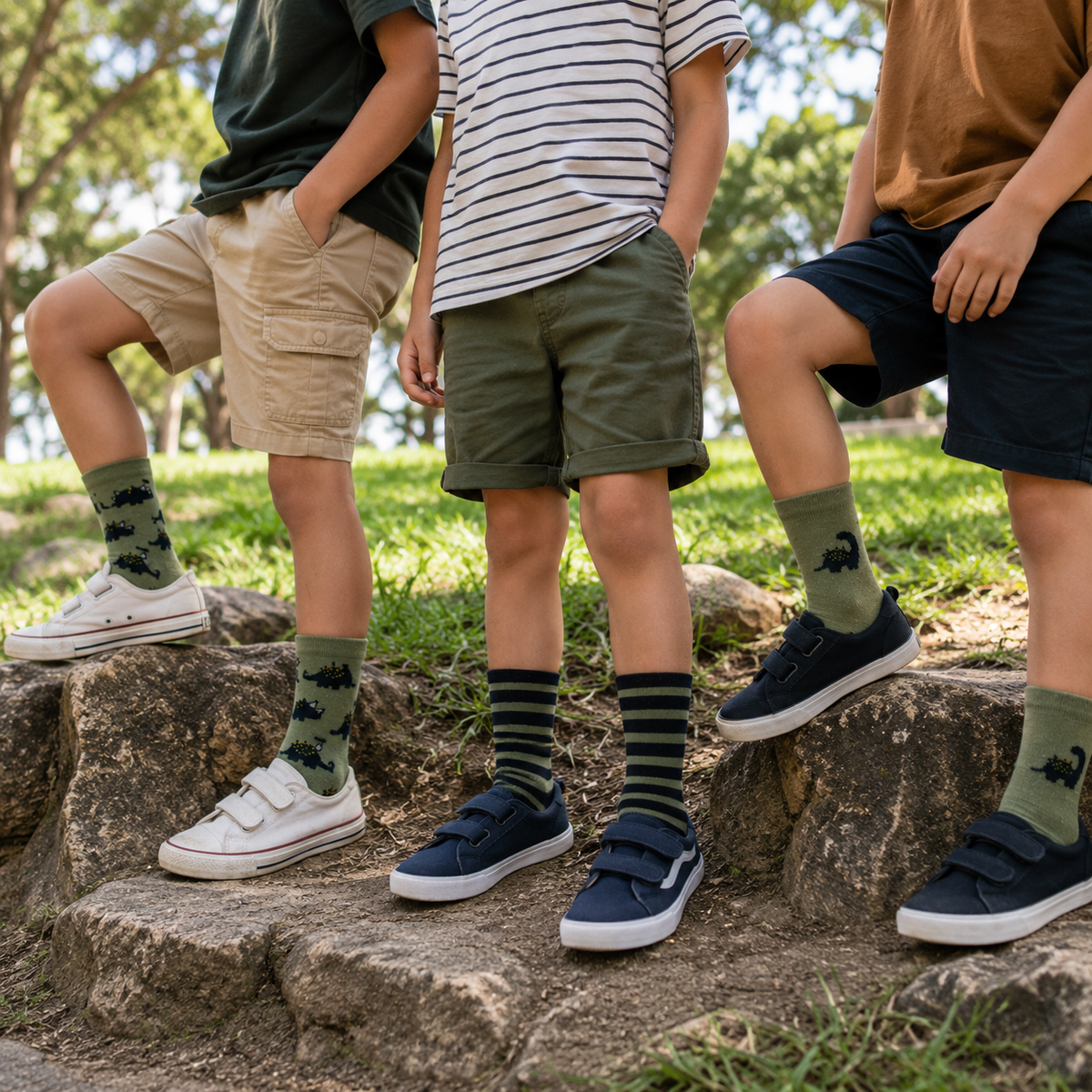 Boy’s Dinosaur Design Socks