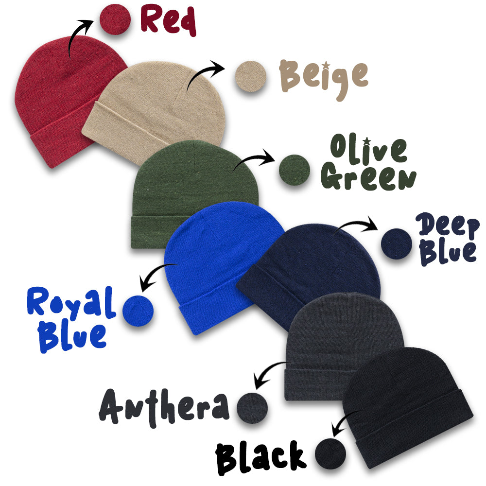 Trendy Multiple Color Beanie Cap for Boys (RG)