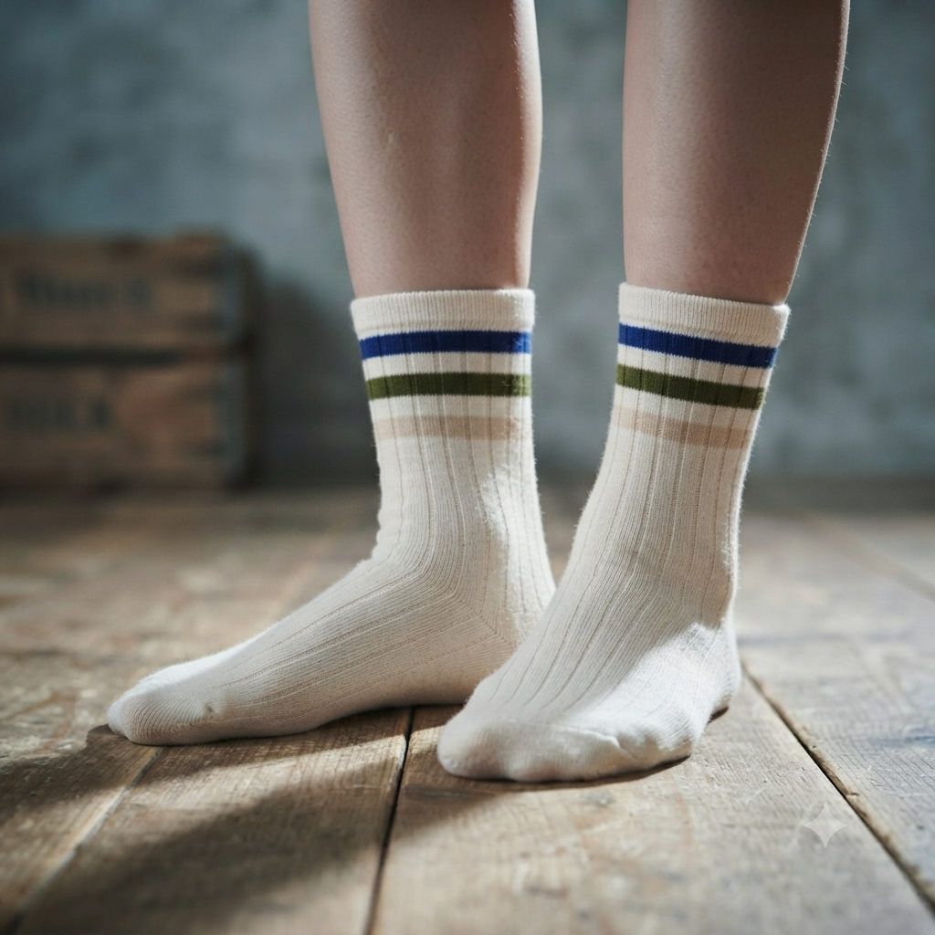 Boys Stripes Crew Socks