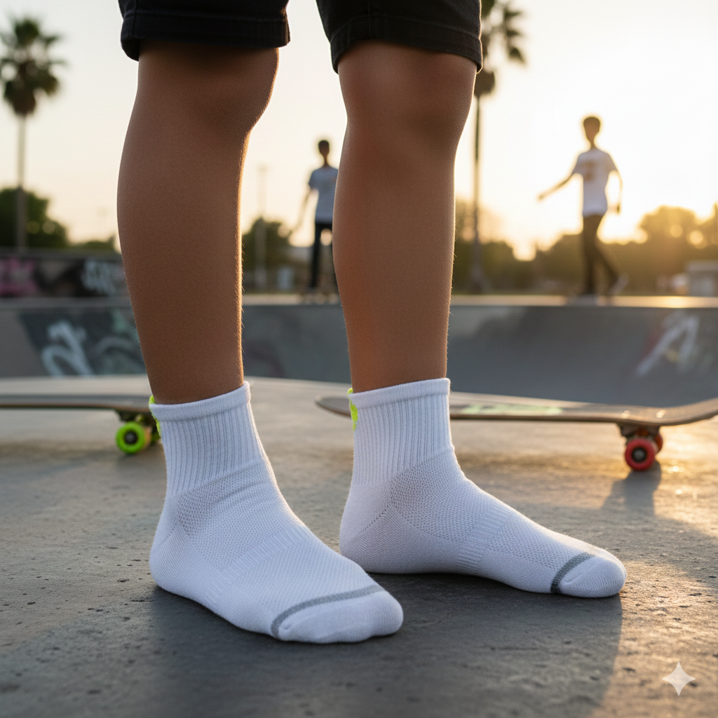 Boys Tennis Crew Socks
