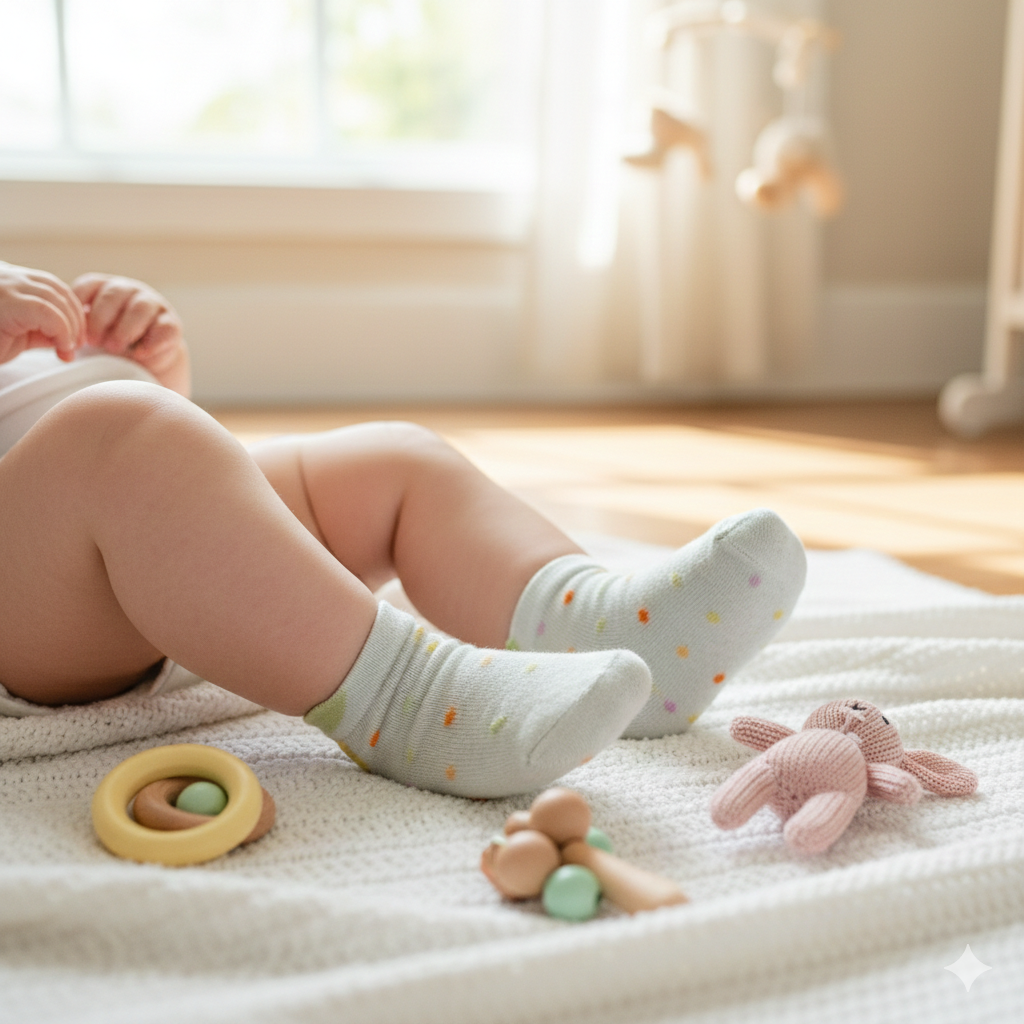Born Baby Girl Ankle Socks