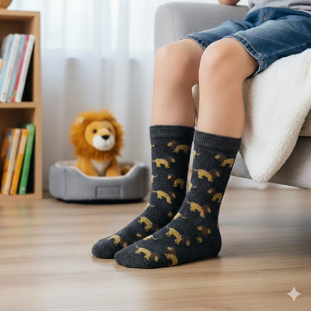 Mighty Roar Boys' Crew Socks