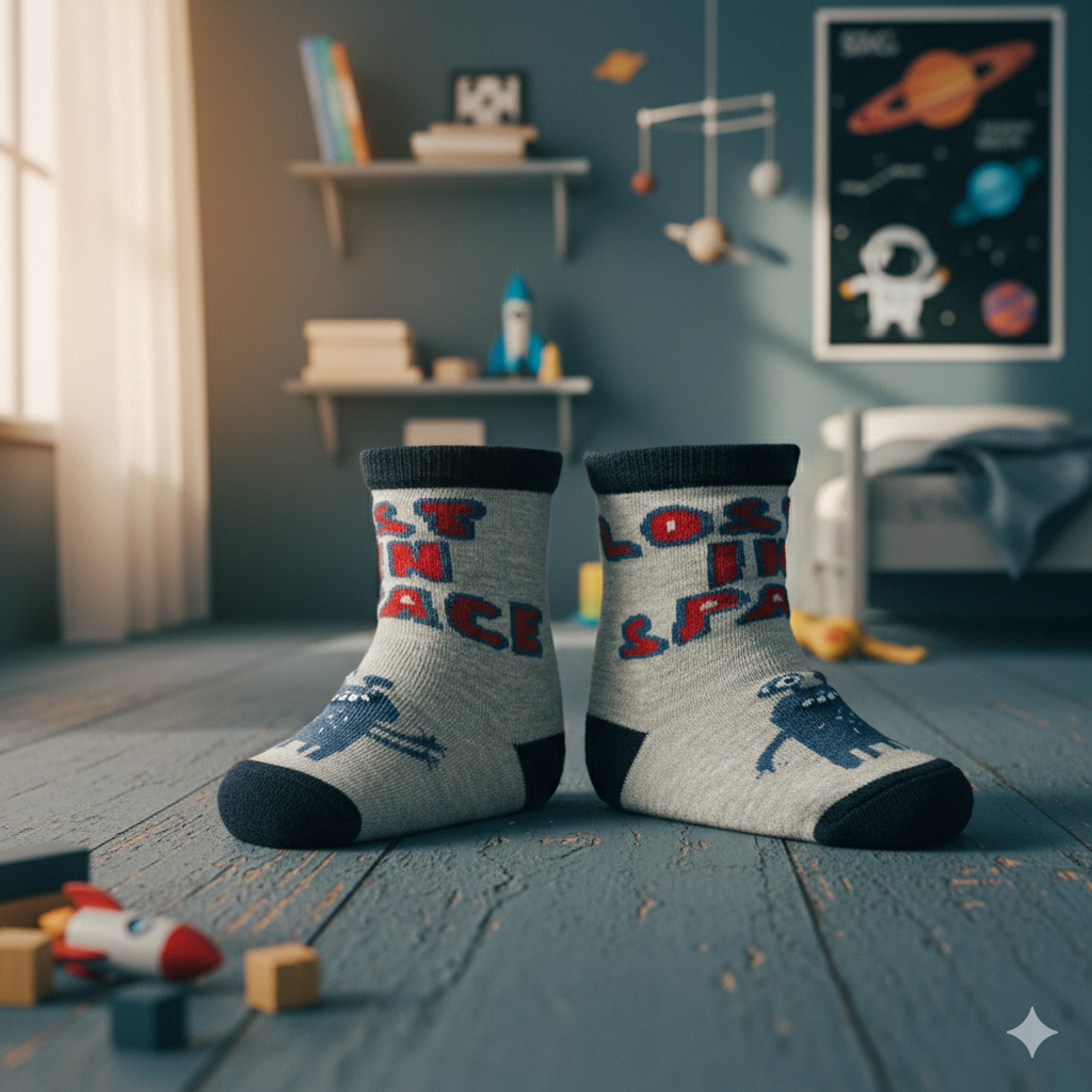 Lost in Space Baby Boy Socks