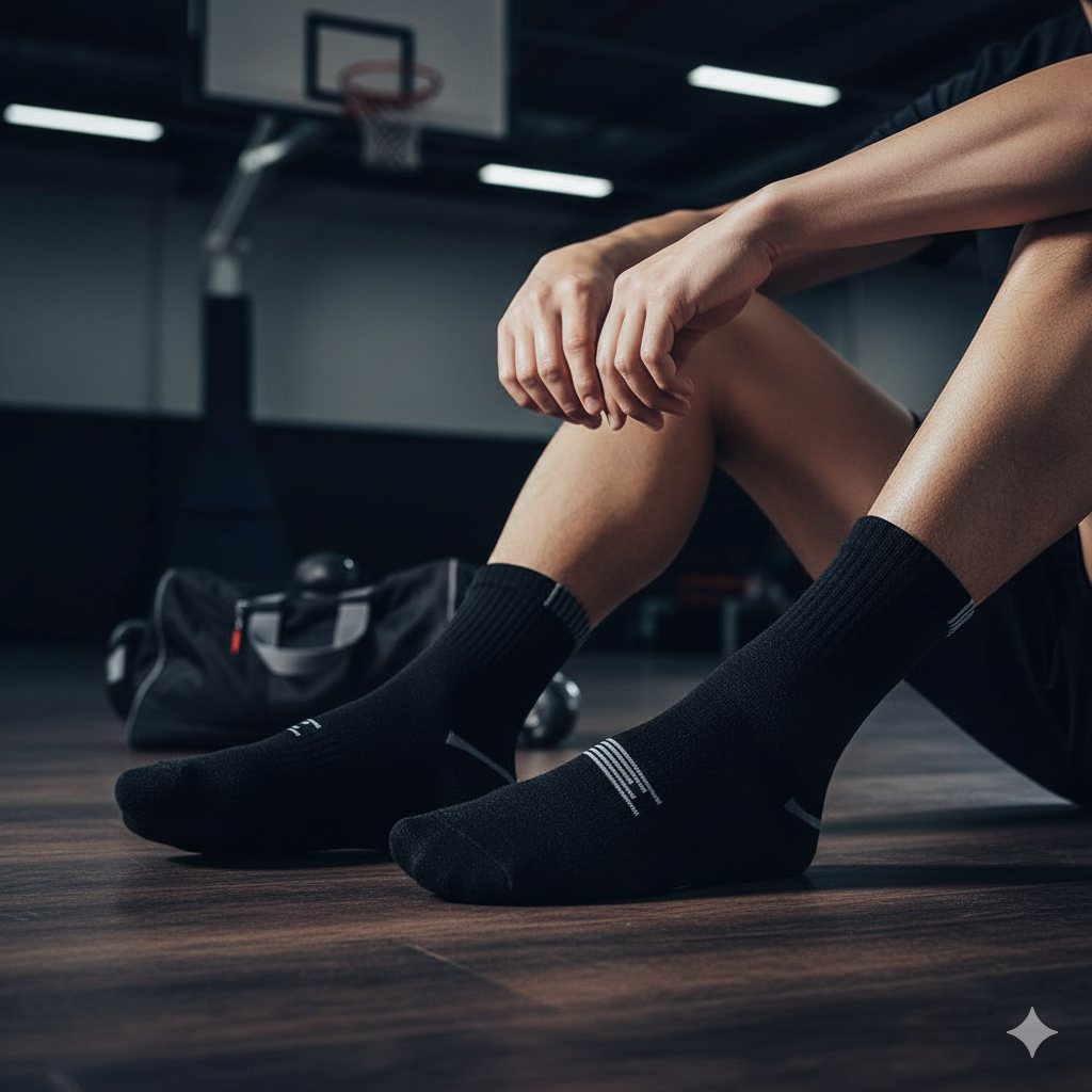 Men's Athletic Quarter Ankle Socks