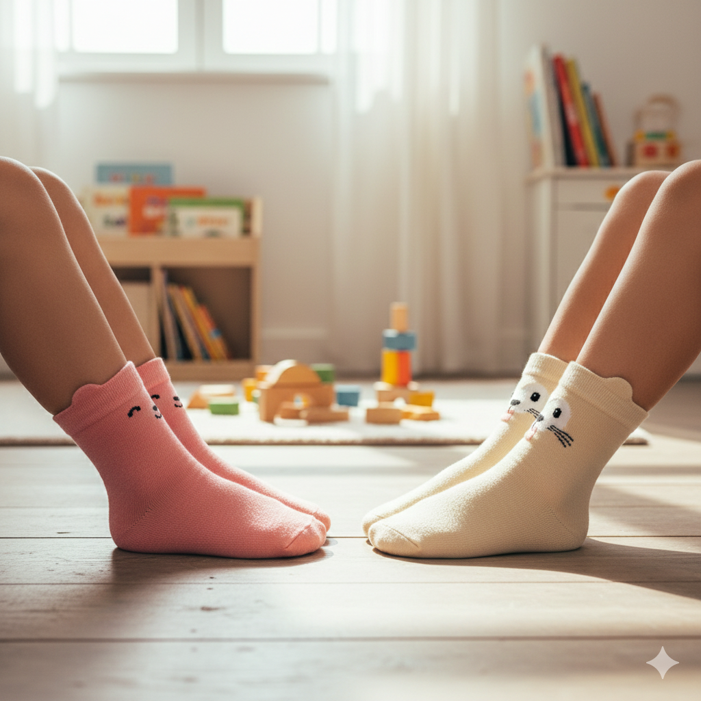 Kitten face Socks for Girl