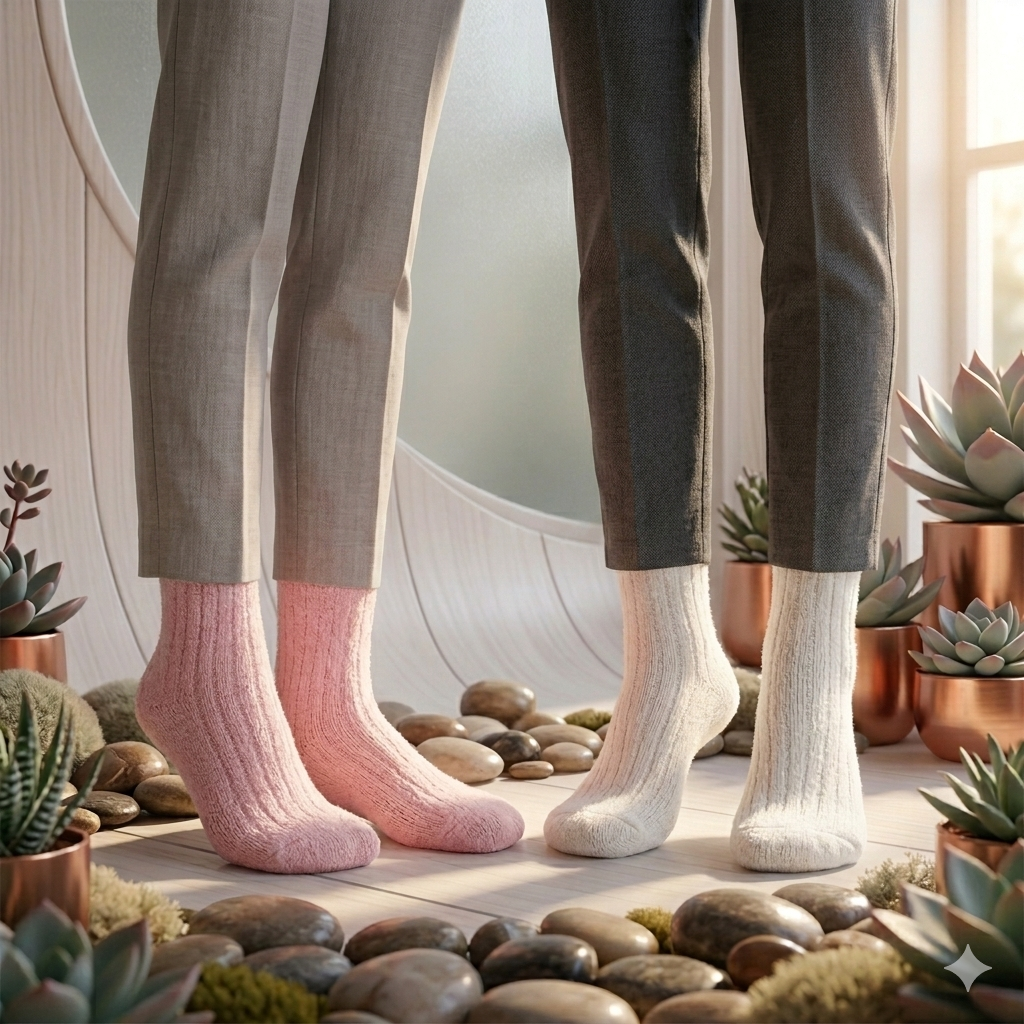 Girls Ultra-Soft Fuzzy Chenille Socks