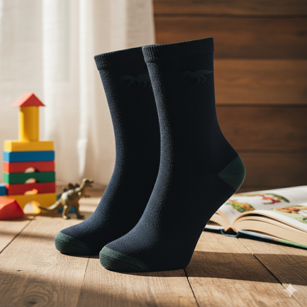 Boy's Dinosaur Adventure Crew Socks