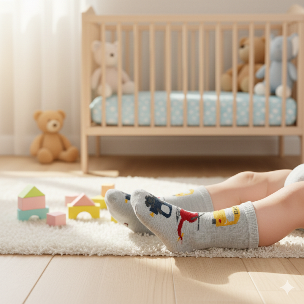 Baby Boys' Vehicle Crew Socks