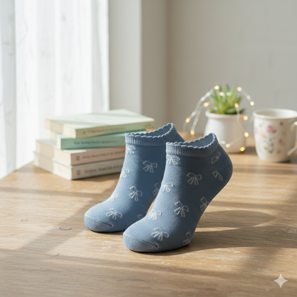 Girls' Bow-Knot Ankle Socks
