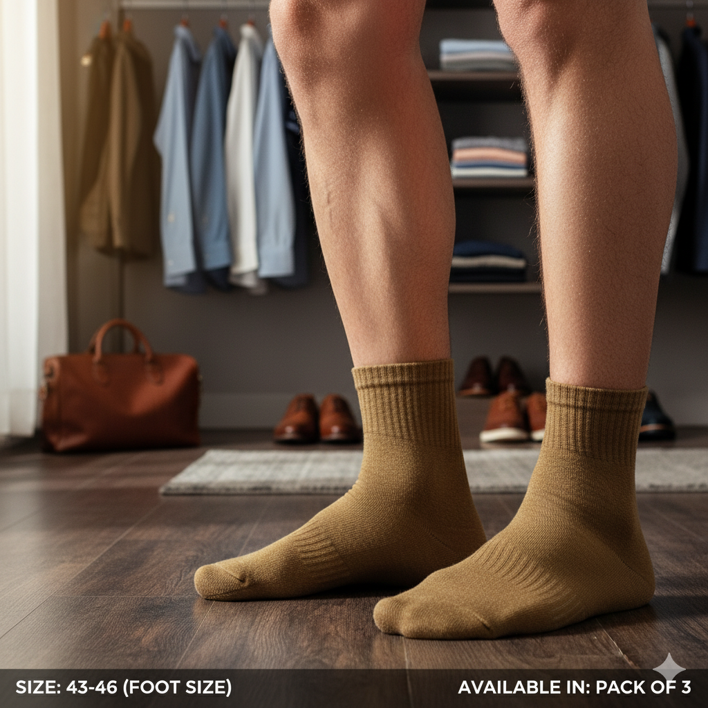 Pack of 3 - Men's Quarter Socks