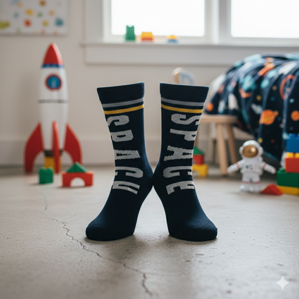 Boys Premium Space Adventure Socks