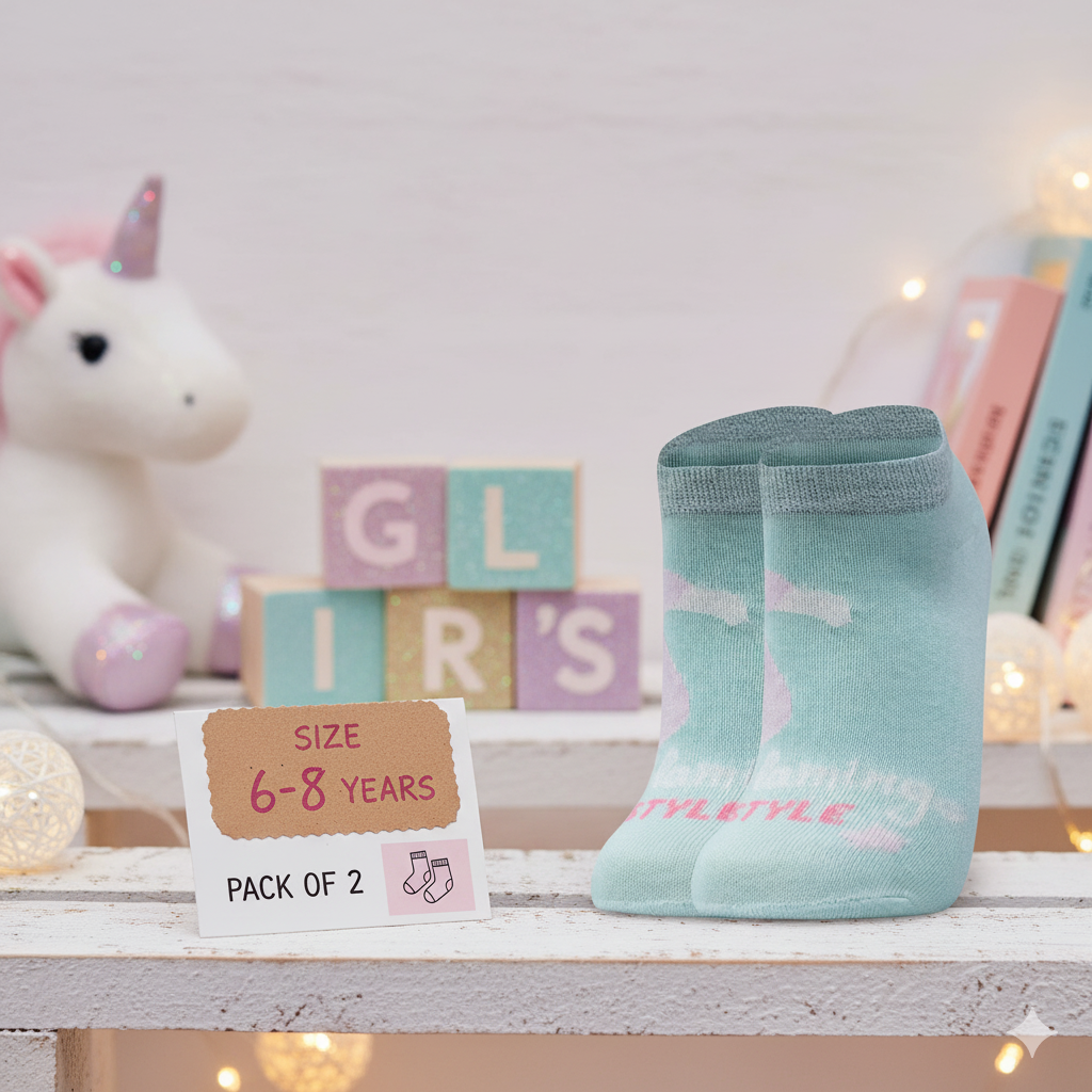 Girl's Cute Flamingo Ankle Socks