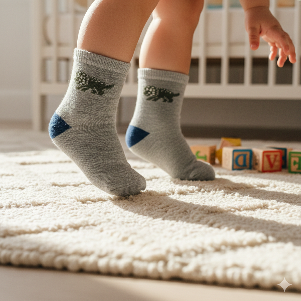 Cozy Dino-Adventure Boys Socks