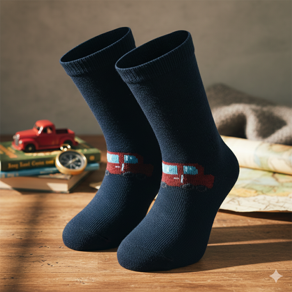 Baby Boy car Print Socks