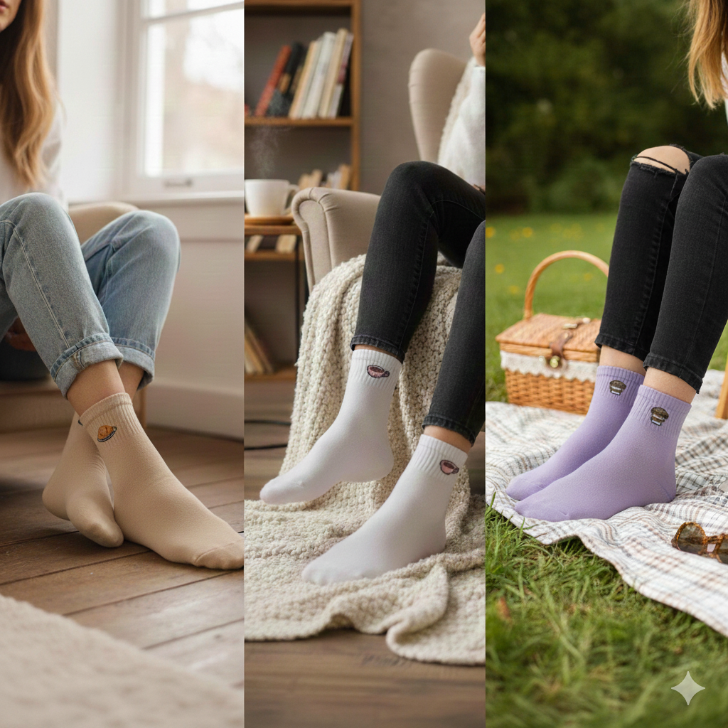 3-Pack Women Ankle Socks