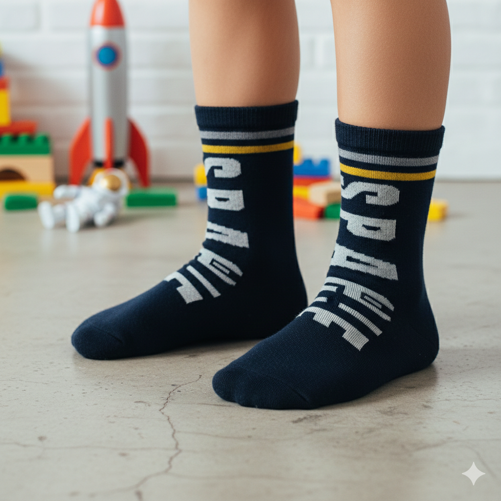 Boys Premium Space Adventure Socks
