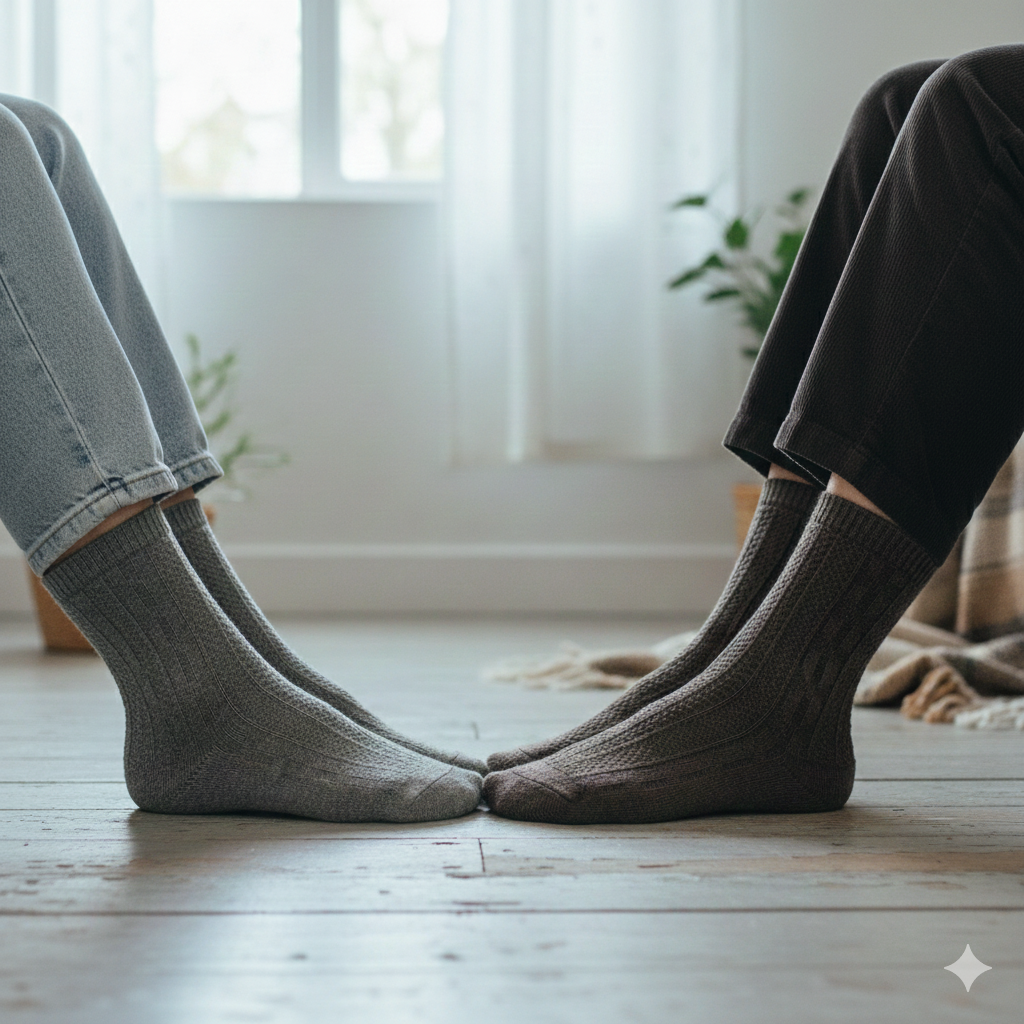 Women Cable Knit Crew Socks