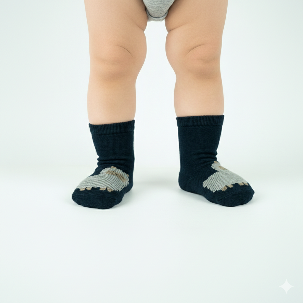 Comfy-Chic Alpaca Baby Socks