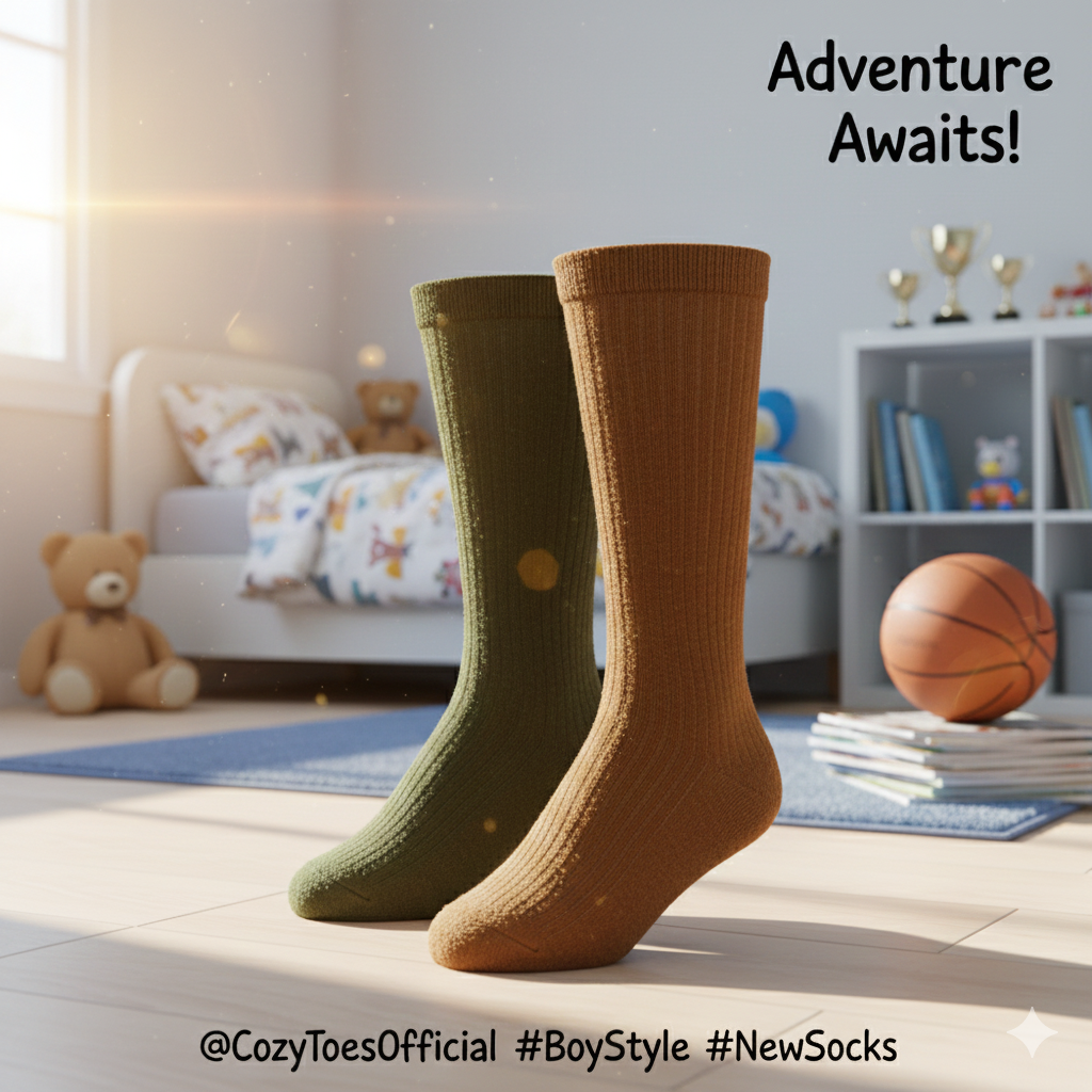 Men Ribbed knee High Socks