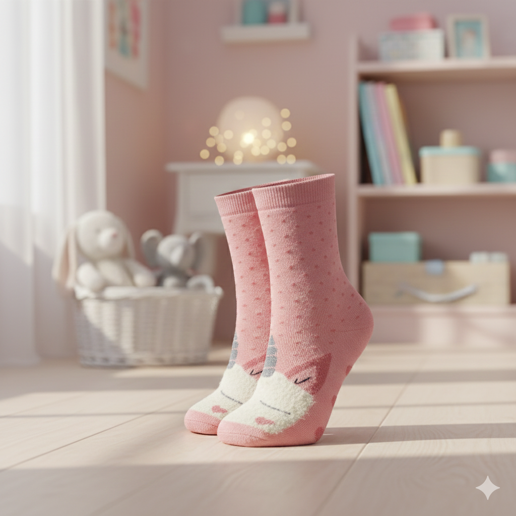 Unicorn Anti-Slip Socks for Girls
