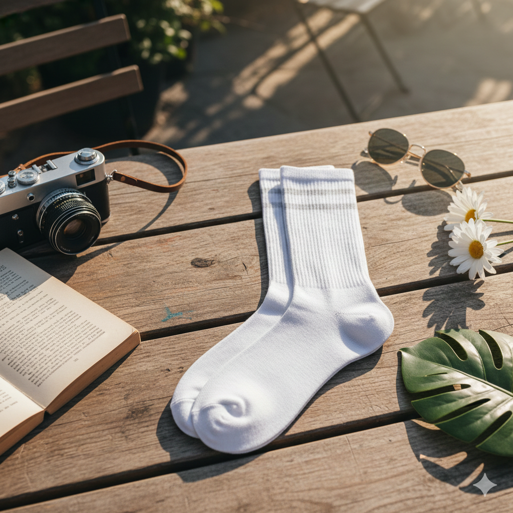 Lurix Silver Stripes Girl Socks