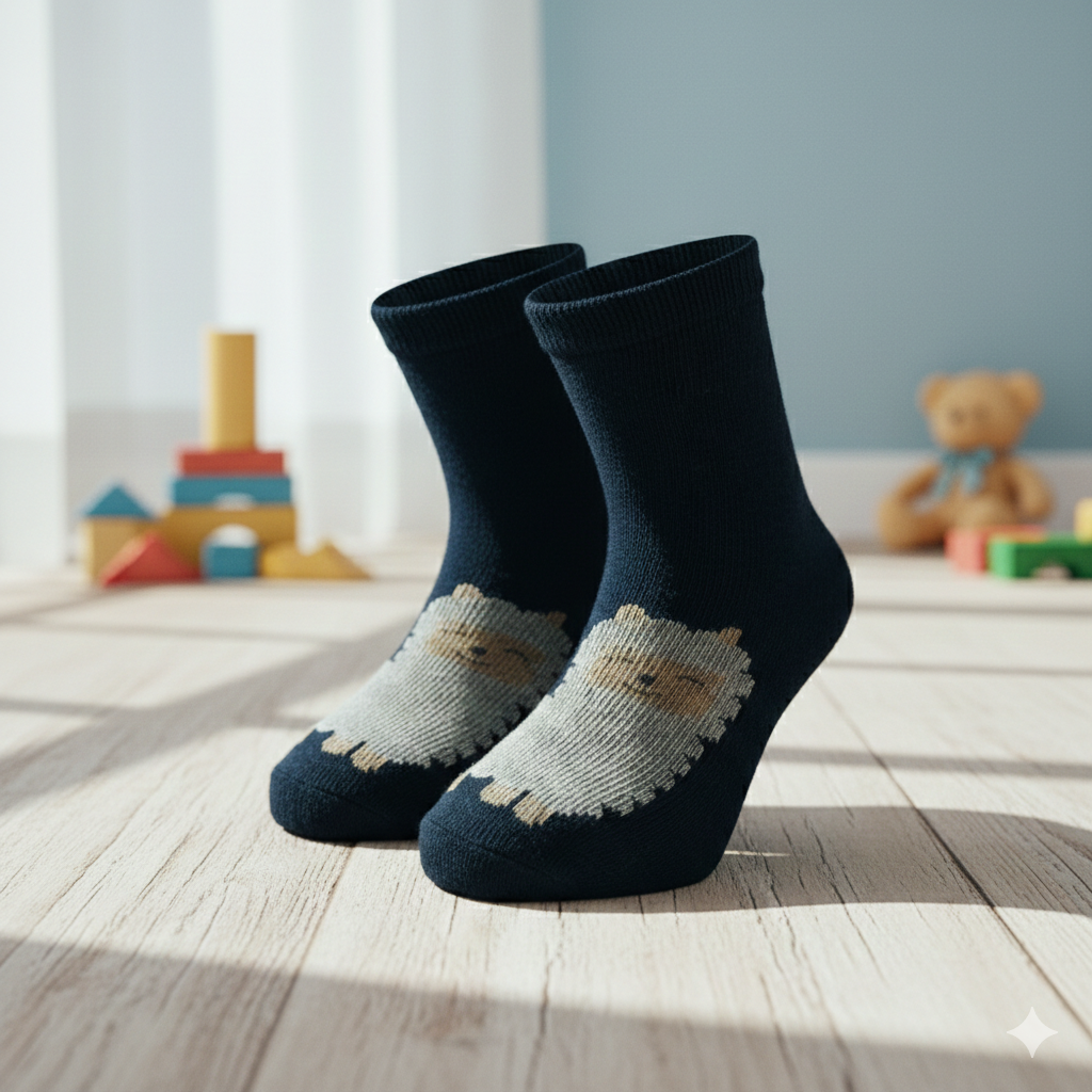 Comfy-Chic Alpaca Baby Socks
