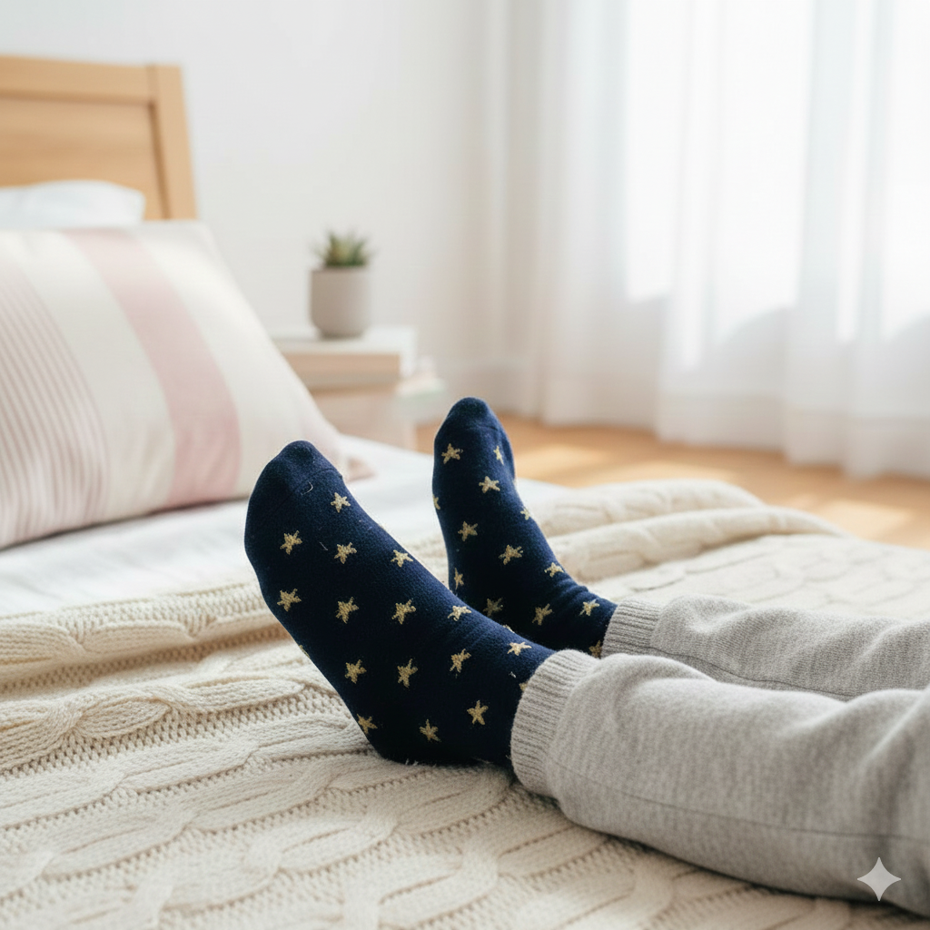 Girls Lurix Star & Polka Dot Socks