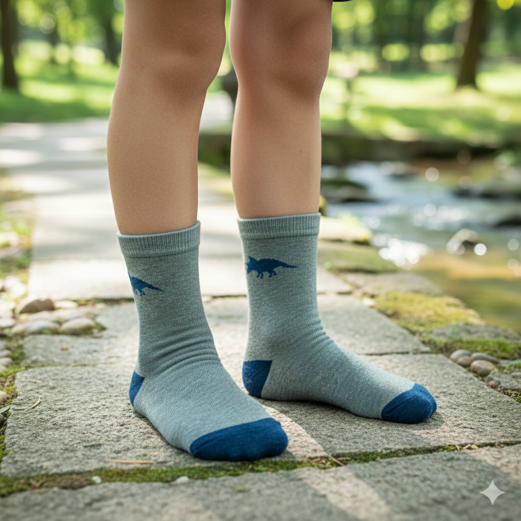 Boy’s Triceratops Adventure Crew Socks