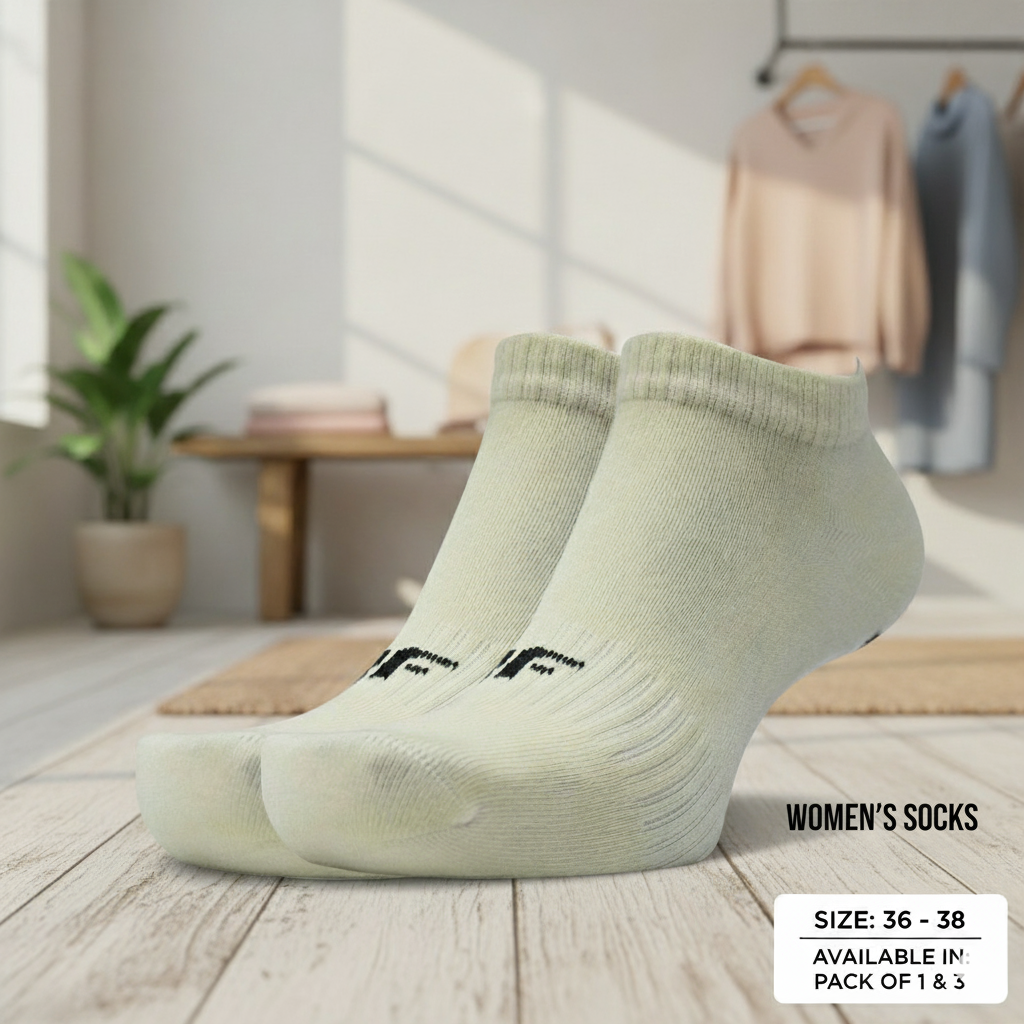The Ultimate Comfort Plain Baby Yellow Ankle Socks