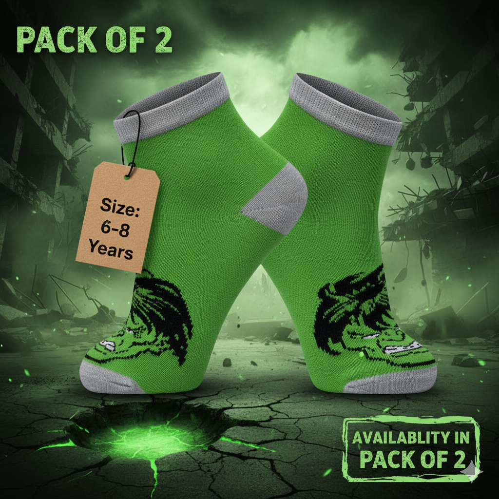 Hulk Smash! Boys' Ankle Socks