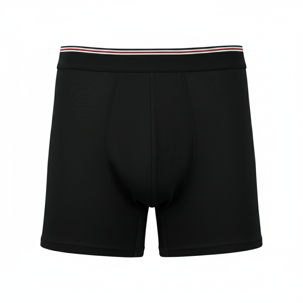 Men Premium Black Boxer