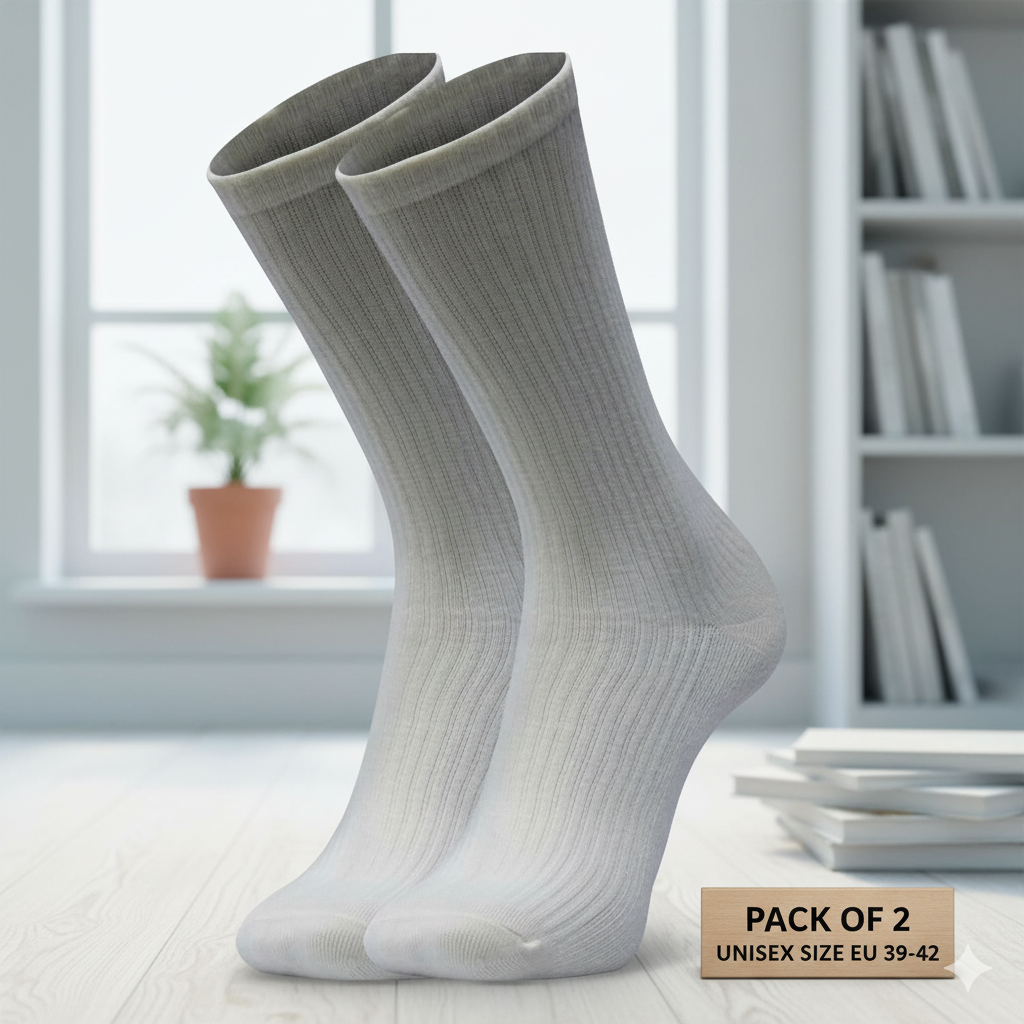 Unisex Thermal Knit Crew Socks