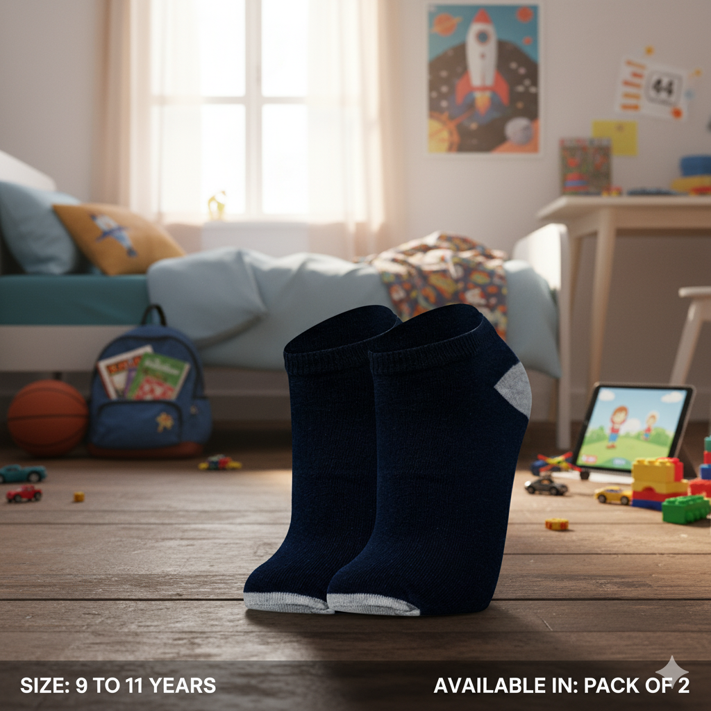 Boy's Cushioned Ankle Socks