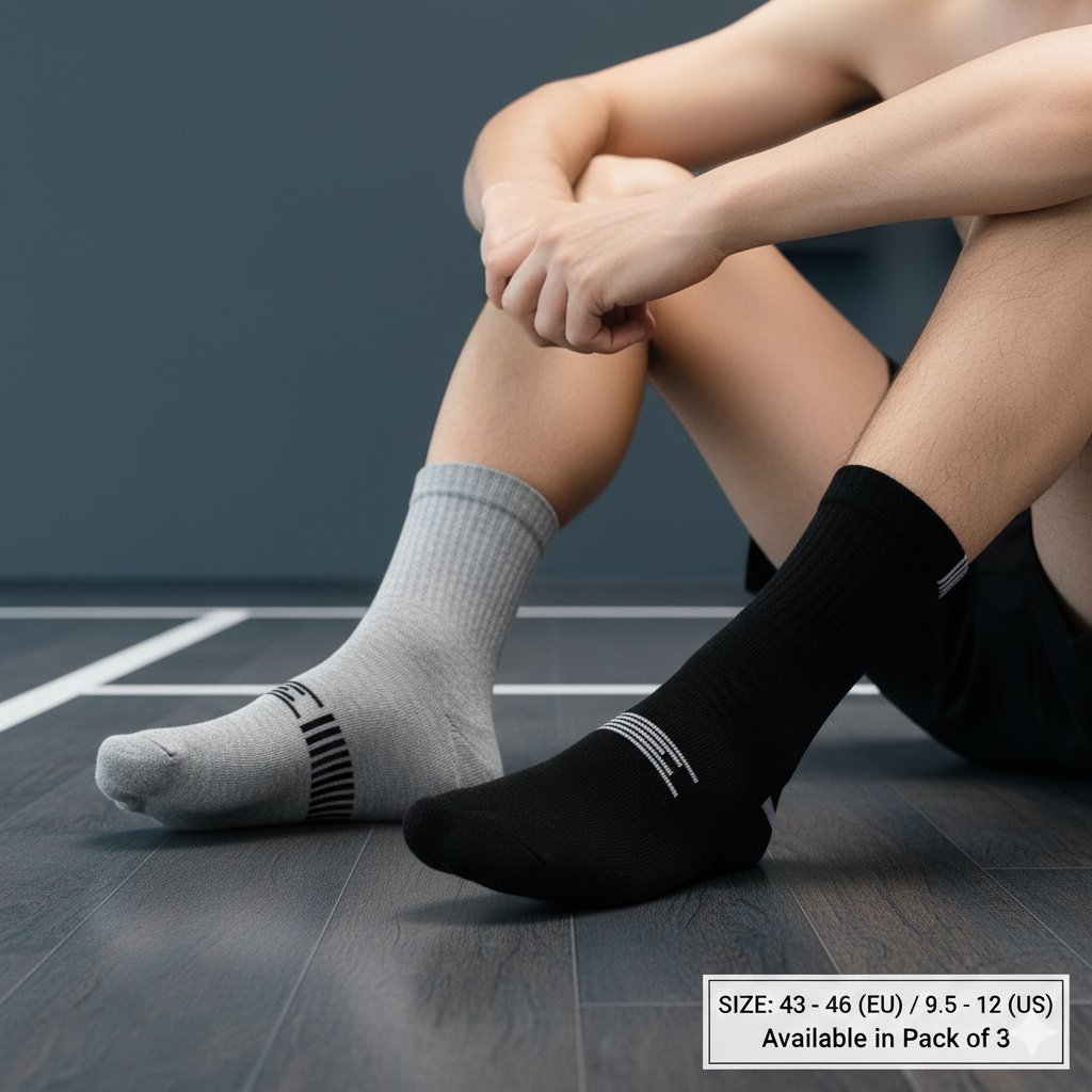 Men's Athletic Quarter Ankle Socks